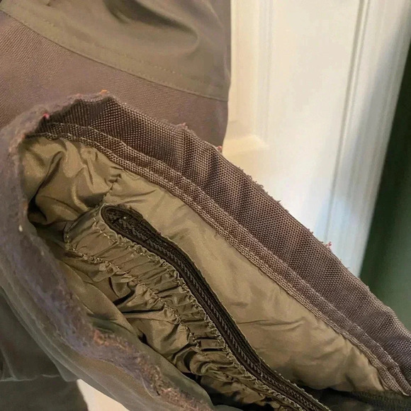 L.L. Bean Kids Gray Snow Bib. See pics for wear - Picture 6 of 6